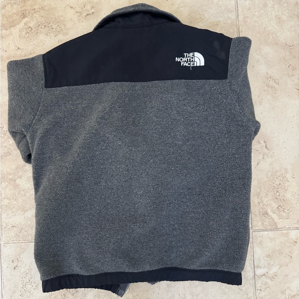 The North Face Youth Charcoal and Ebony Fleece Jacket - Picture 3 of 5